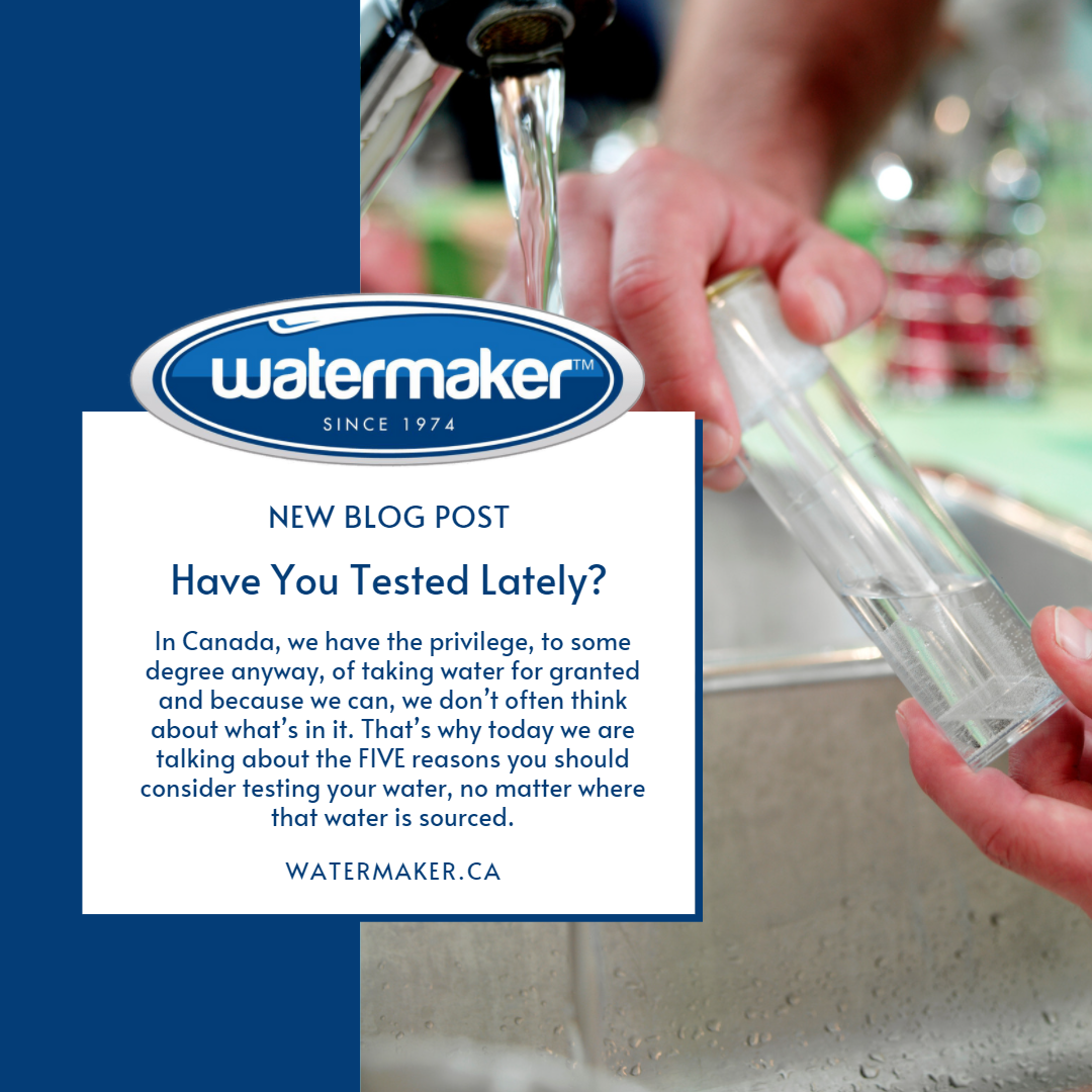 Water testing: Have you done it lately?