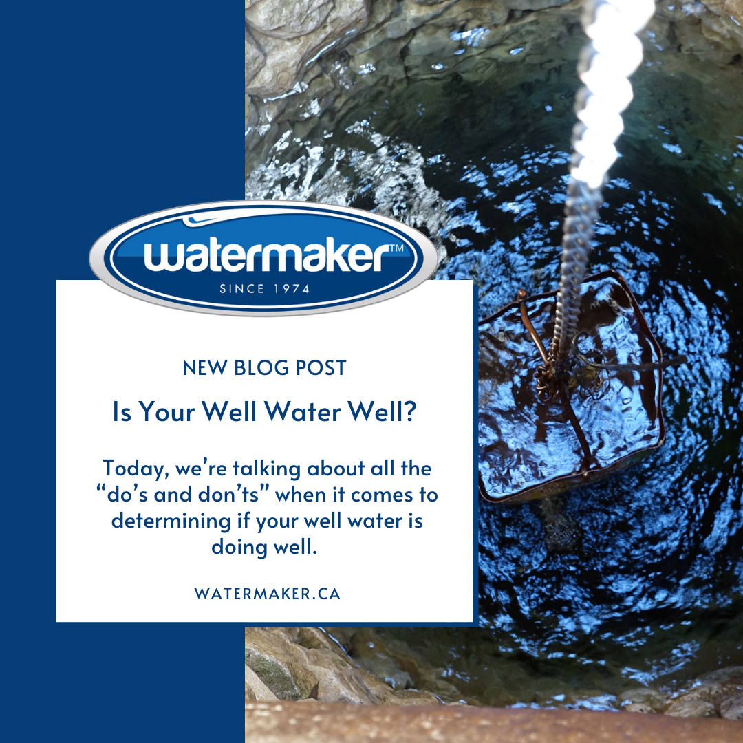 Is Your Well Water Well?