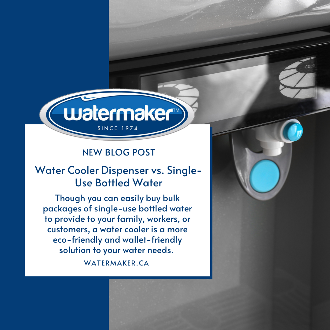 Water Cooler Dispenser vs. Single-Use Bottled Water