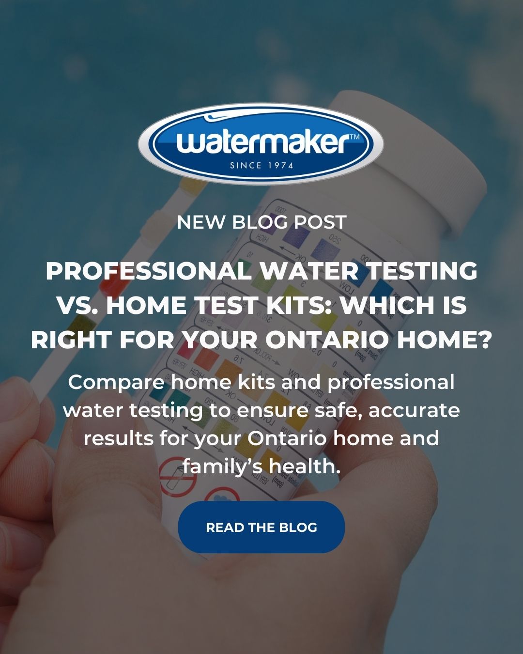 professional water testing Ontario
