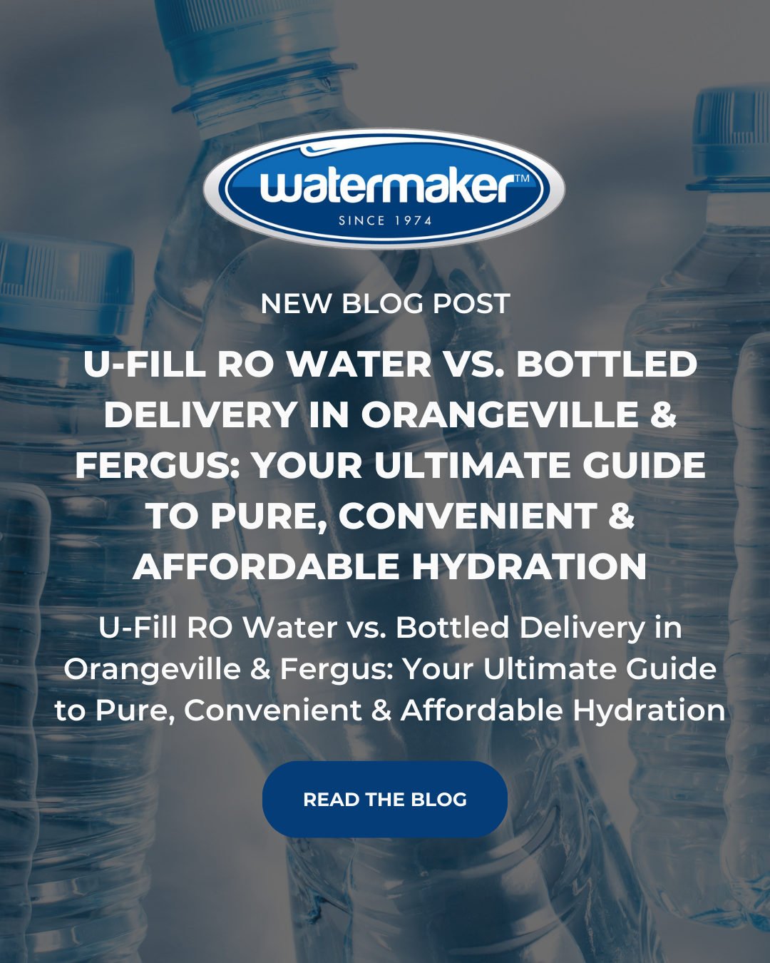 U-Fill RO Water vs Bottled Delivery