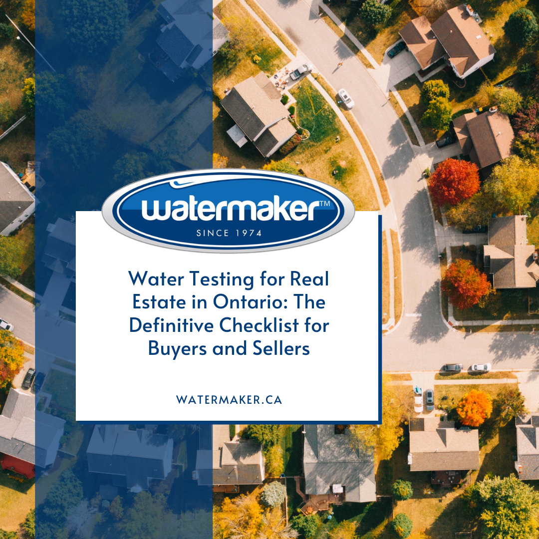 water testing for real estate in Ontario